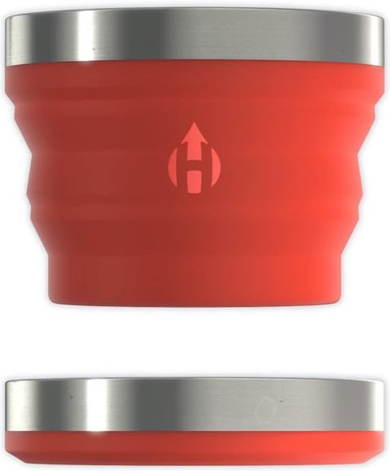 Ruarby Siliconen Opvouwbare Travel Mok Opvouwbare Camping Cup met Deksel Karabijnhaak Uitbreidbare Drinkbekers Outdoor Wandelen Camping Siliconen Cup