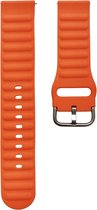 Bracelet en Siliconen - Convient pour Huawei Watch GT/GT2 46mm/GT 2E/GT 3 46mm/GT 3 Active 46mm/GT Runner/Watch 3/Watch 3 Pro - Orange