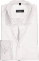 ETERNA comfort fit overhemd - poplin heren overhemd - wit - Strijkvrij - Boordmaat: 46