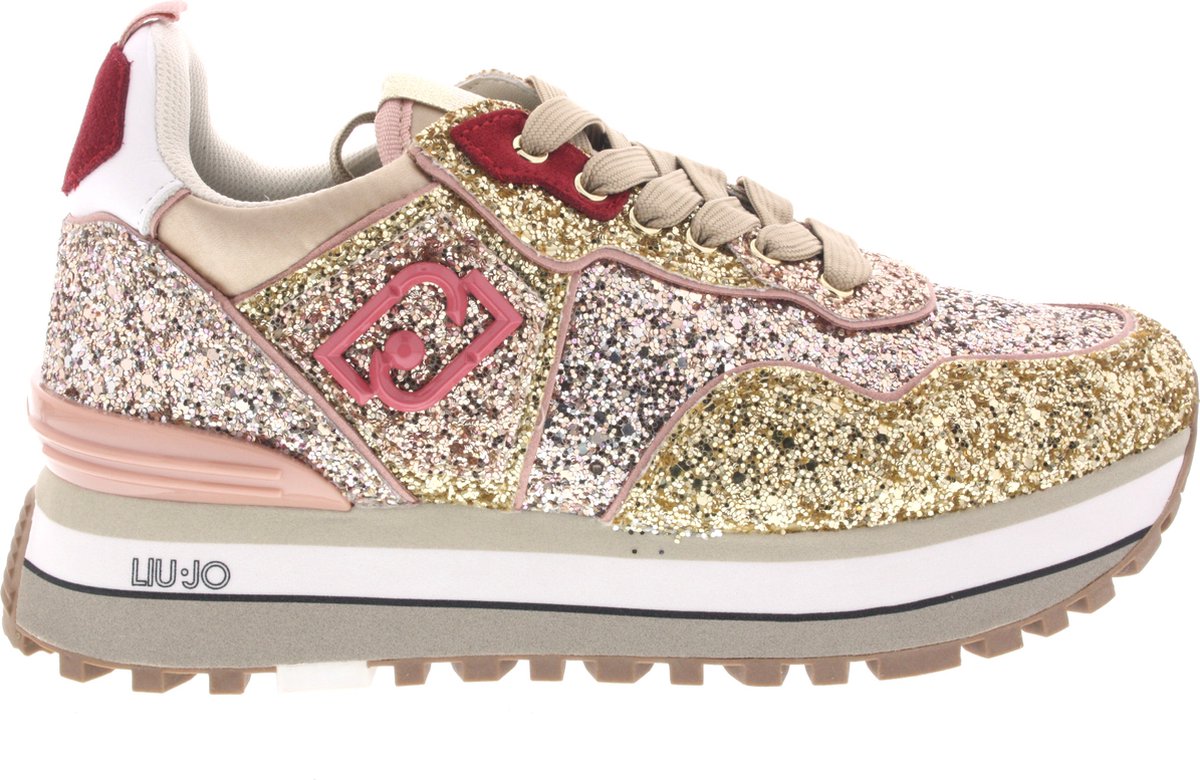 Dames Sneakers Liu Jo Maxi Wonder 24 Glitter Multi Maat 39 bol