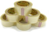 6x | Verpakkingstape - Transparant - 36 mm x 150 m - Tape - Dozentape - inpak tape - verpakking - dozentape - doos - dozen -