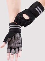 Finnacle - Gloves de Fitness | Gants de sport | Gants de musculation | Taille L | Noir/Gris