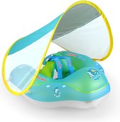 Zwemband met zonnescherm voor baby's en peuter - baby zwembad - zwemring - zwemtrainer