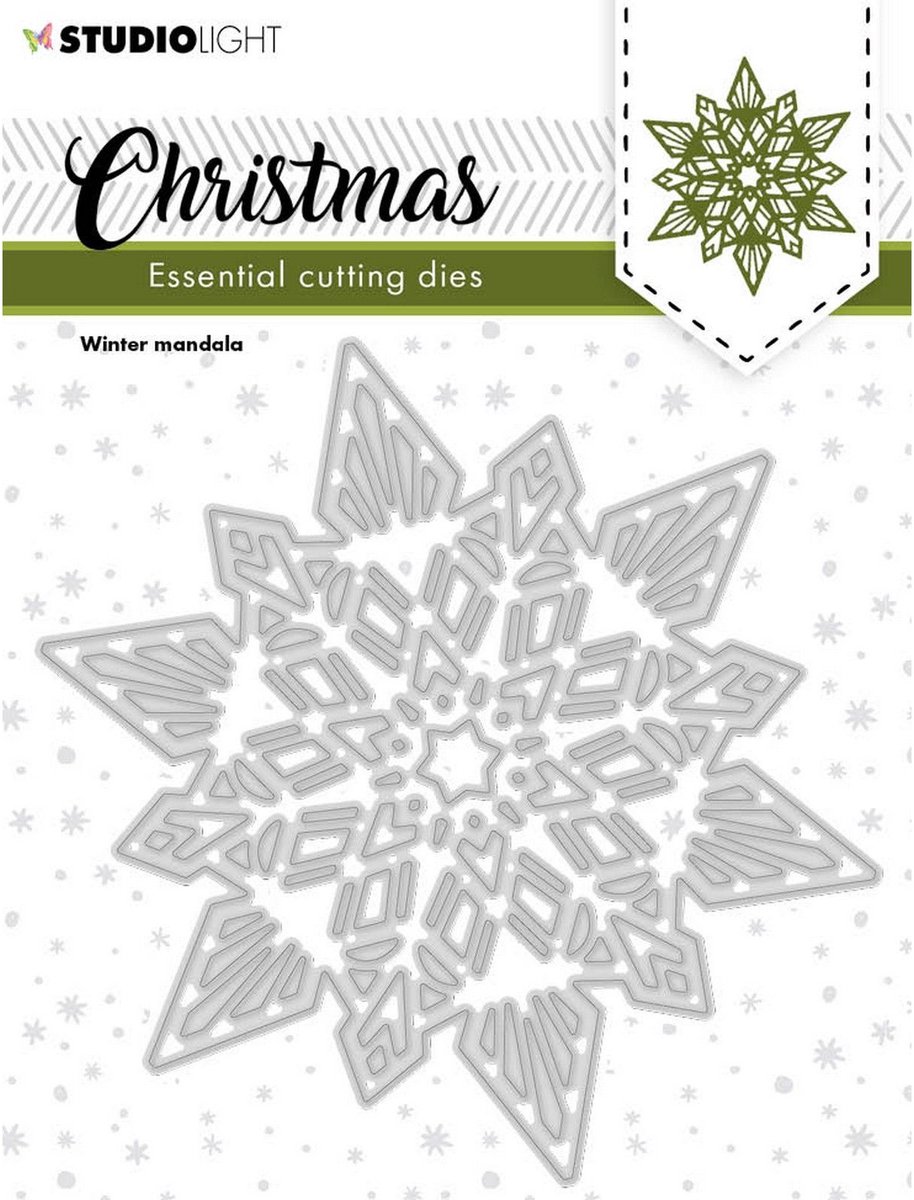Studio Light Essentials Cutting Dies Christmas Star mandala