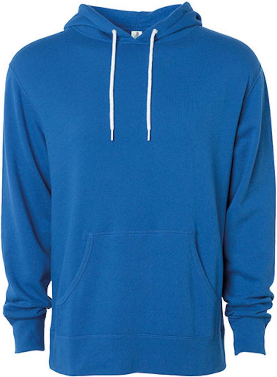 Independent Unisex Lightweight Hooded Pullover Cobalt XS Blauw