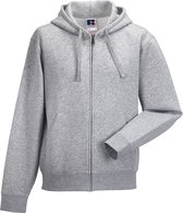 Authentic Full Zip Hoodie Sweatshirt 'Russell' Light Oxford - XS