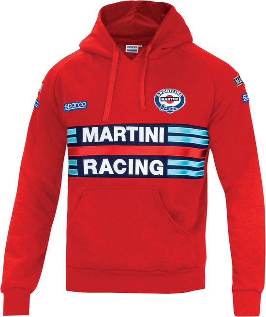 Sparco Martini Racing Hoodie - XXL - Rood