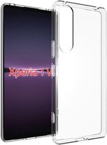 Sony Xperia 1 V Hoesje - MobyDefend Transparante TPU Gelcase - Volledig Doorzichtig - GSM Hoesje - Telefoonhoesje Geschikt Voor Sony Xperia 1 V