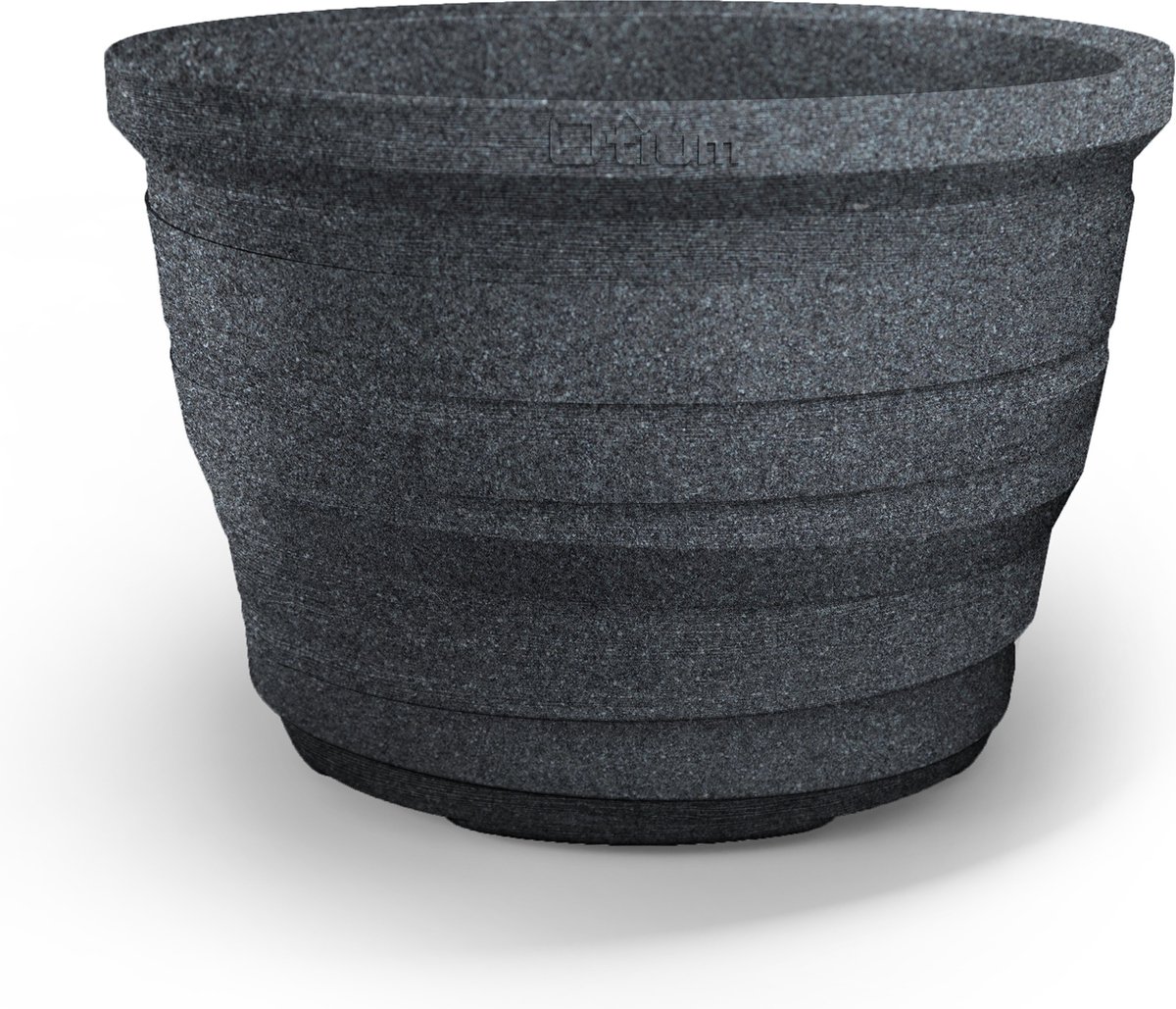 Otium bloempot Lignum 55 cm dark stone - PROMO
