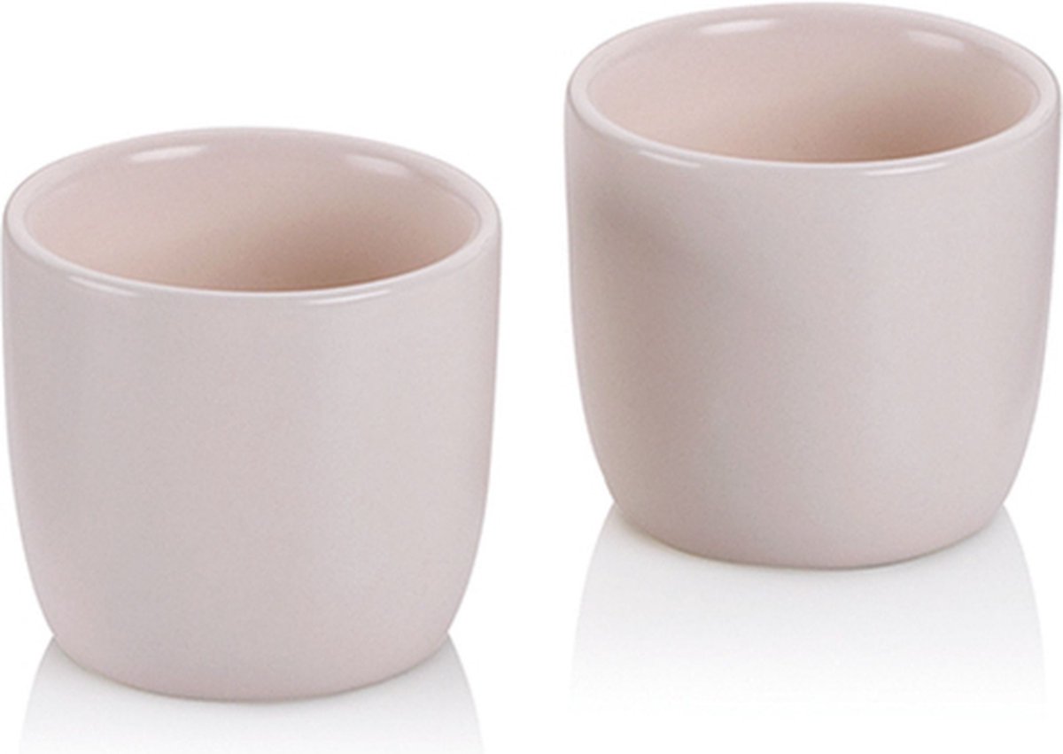 Eierdop, Set van 2 Stuks, Porselein, Beige - Kela | Bob