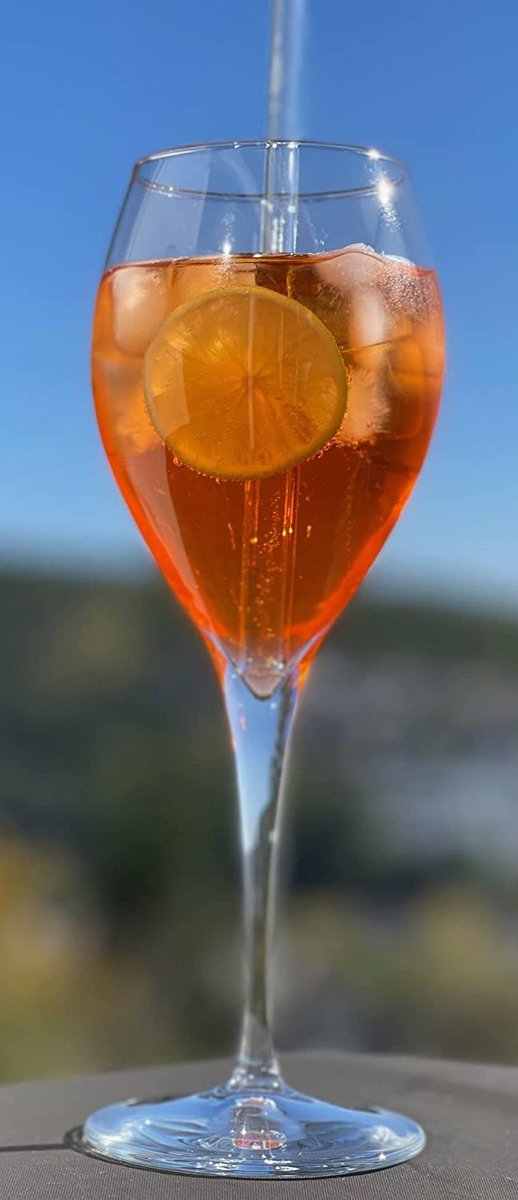 Aperol Spritz Verres à Cocktail Stella XL 13 Pièces - 6 x Verres Aperol  avec 6 x