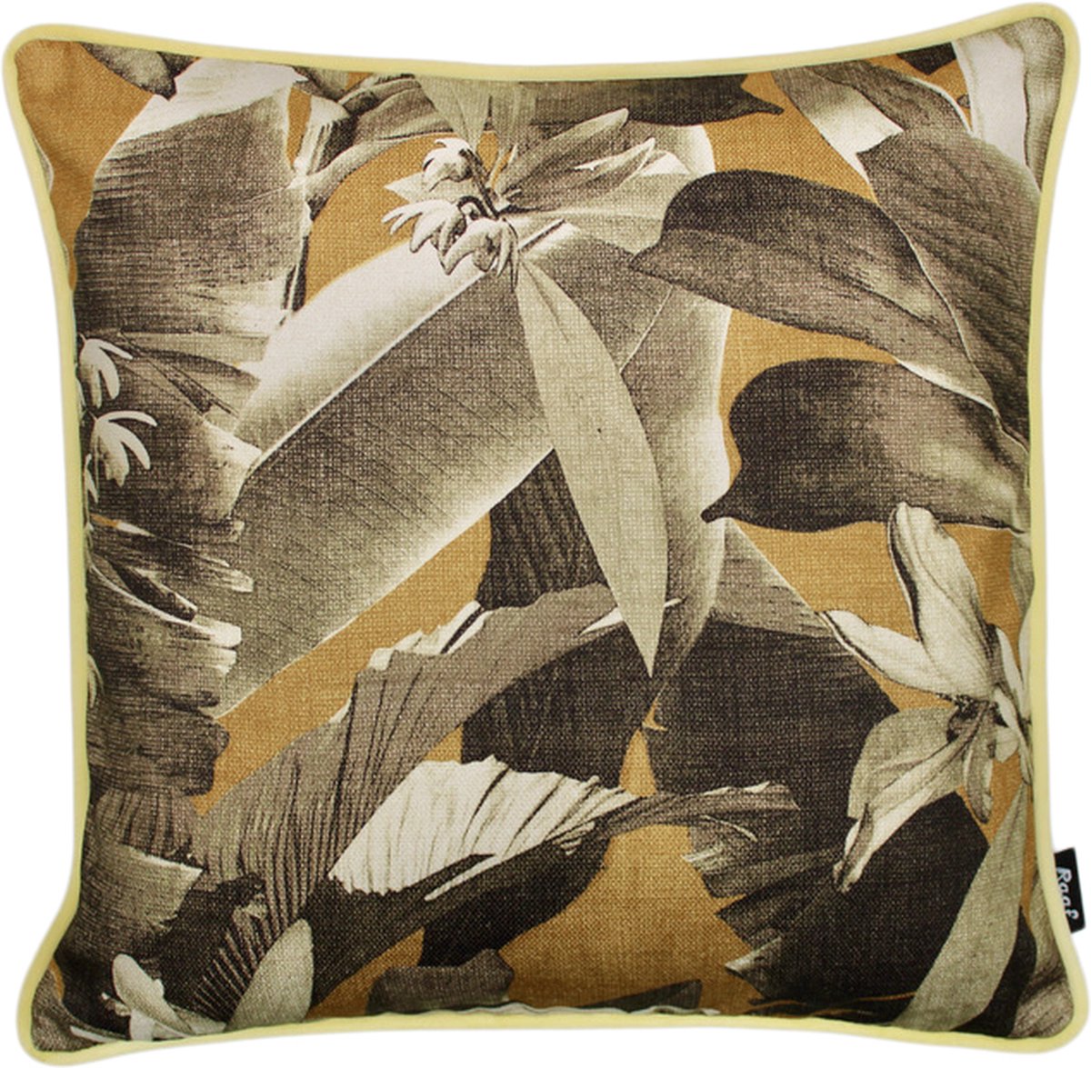 Raaf sierkussen-hoes Banana geel 50x50 cm