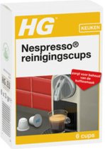 6x HG Nespresso Reinigingscups 6 stuks