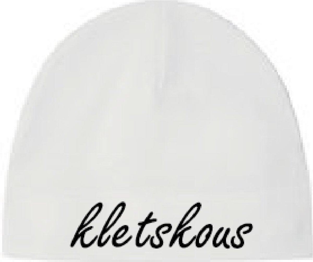 Mutsje Kletskous-Wit-One Size