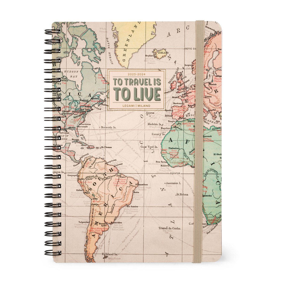 LEGAMI 16 maanden Spiraal Agenda 2023/2024 Week op 2 pag. 15x21cm