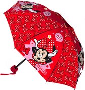 Disney Minnie Mouse Paraplu, Strik - Ø 90 x 24/55 cm - Polyester
