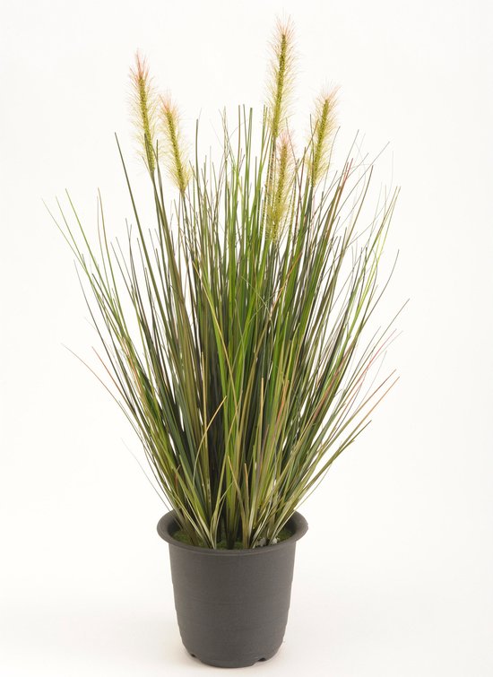 Foto: Kunstplant groen gras sprieten 45 cm grasplanten kunstplanten voor binnen gebruik