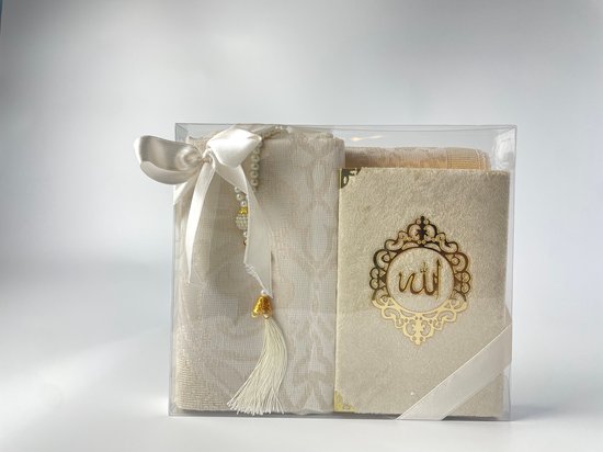 Coffret cadeau velours Yaseen, ensemble cadeau islamique avec tapis de  prière Yaseen