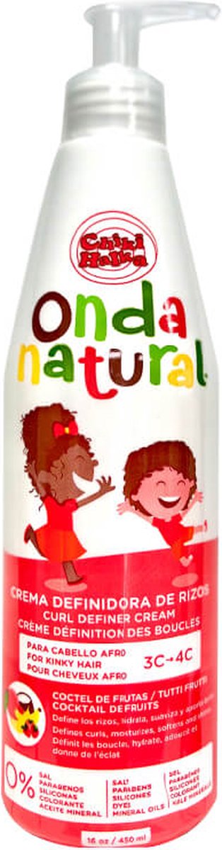 Onda Natural Curl Definer Cream Tutti Frutti 16oz