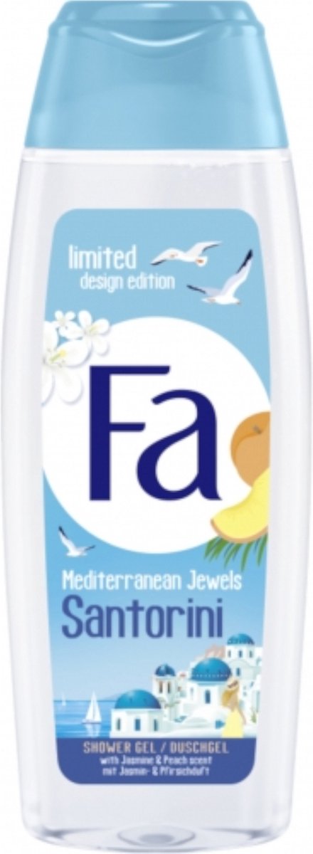 Goedkoopste Fa Douchegel - Mediterranean Jewels Santorini 250ml