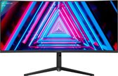 Bol.com GAME HERO® 35 inch UltraWide Quad HD Curved Gaming Monitor - 120 Hz aanbieding