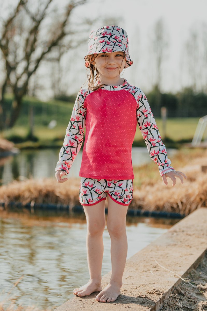 Ducksday - UV Zwemshirt - lange mouw - voor kinderen meisje - Coco — afbeelding 4