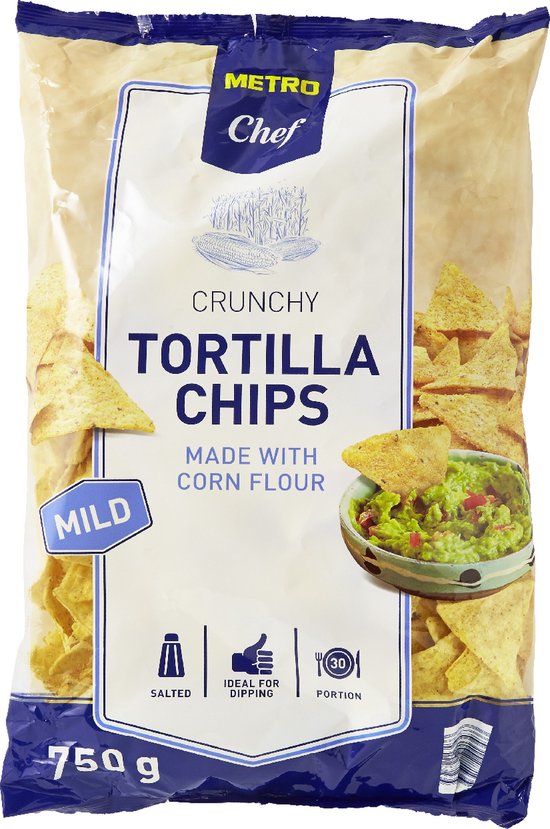 METRO Chef Tortilla Chips Mild 750 Gram Bol metro-chef-tortilla-chips-mild-750-gram-bol