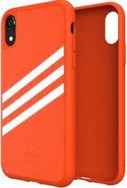 Adidas 3-Stripes Suede Back Case - Geschikt voor Apple iPhone XR (6.1") - Oranje