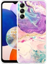 Cazy Hoesje geschikt voor Samsung Galaxy A14 4G/5G Dromerige Kleuren