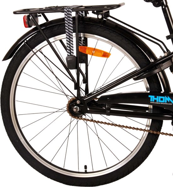 Volare Thombike Kinderfiets - Jongens - 24 inch - Zwart Blauw van Volare — afbeelding 2
