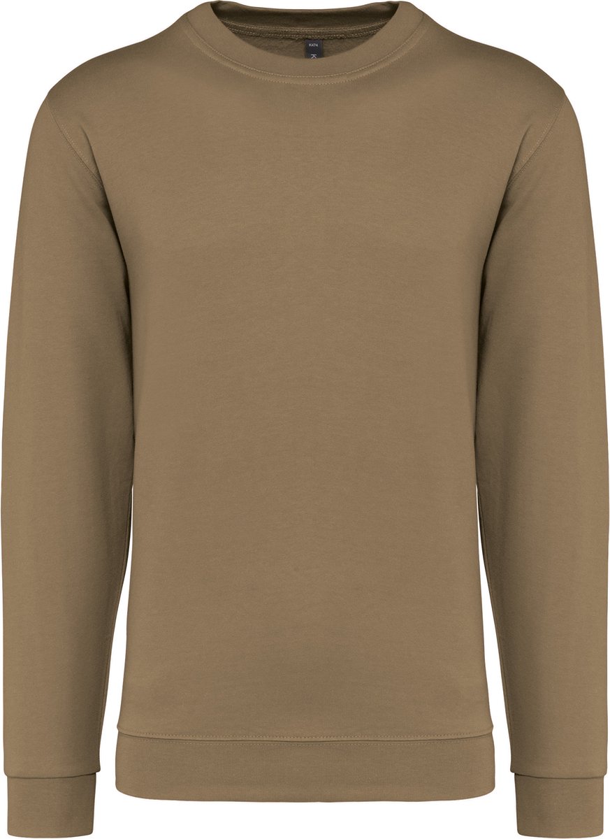 Sweater ‘Crew Neck Sweatshirt’ Kariban Collectie Basic+ 3XL Geel