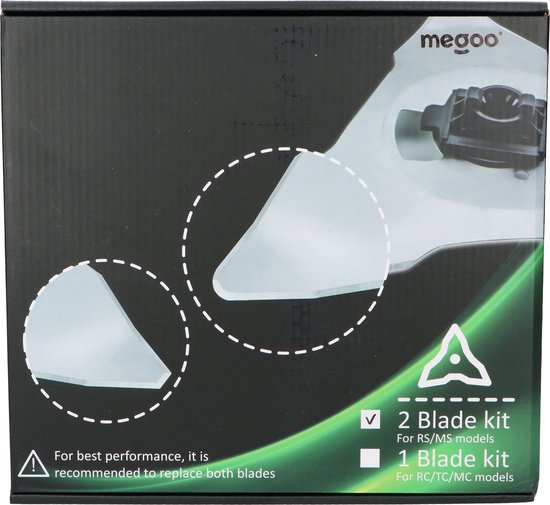 Vervang mes voor robomow robotmaaier RS/MS/RC rvs 2 stuks + connector van VER — afbeelding 5
