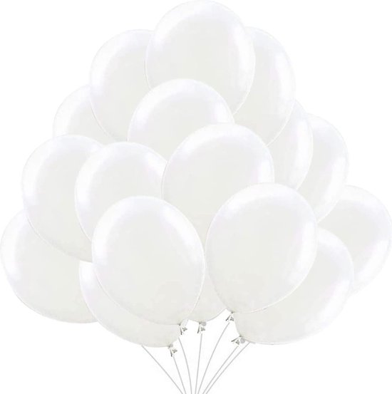 Ballonnen pearl wit || Op werkdagen voor 16:00 besteld = volgende werkdag verzonden