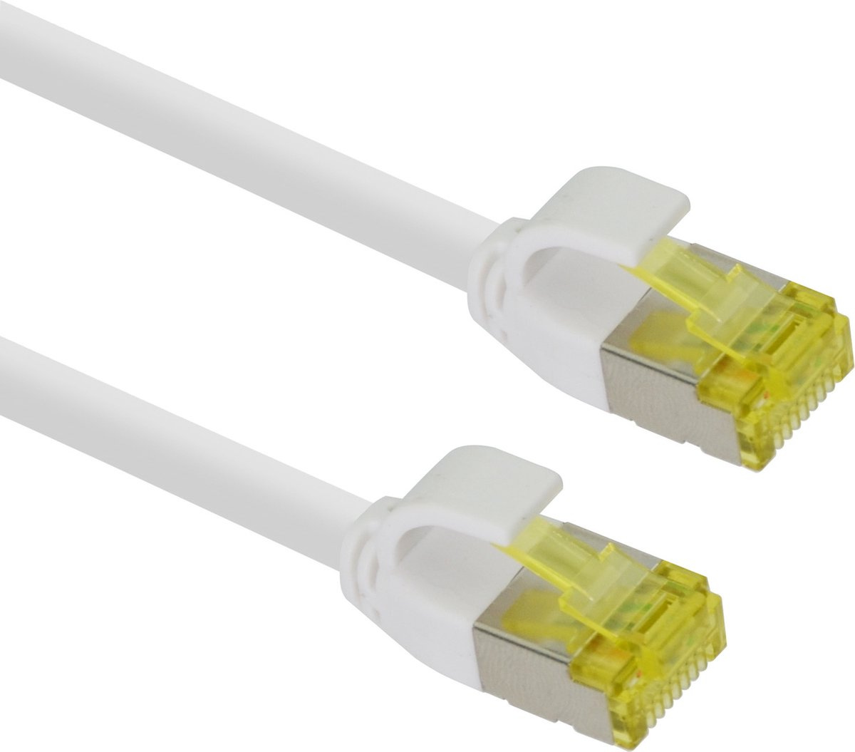 Ultra slim Patchkabel S/FTP Cat 6A Wit 7.5 M - Netwerkkabel - Computerkabel - Kabel