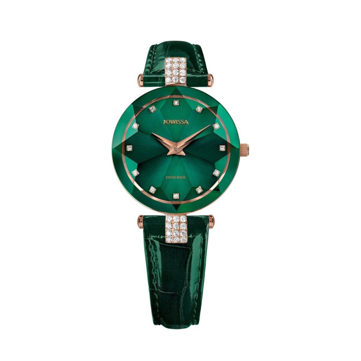 Jowissa - J5.775.M - Polshorloge - Dames - Quartz - Facet Strass
