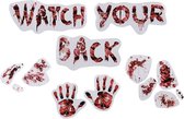 Cosy @ Home Decosticker - Watch your back - 40xH18cm - PVC