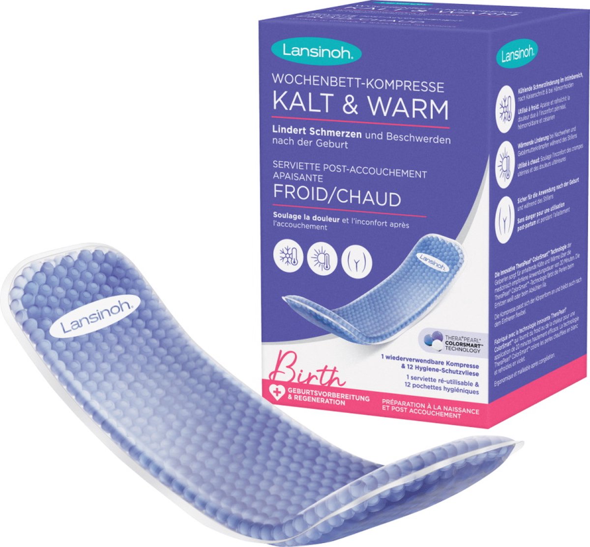 Lansinoh Kompres Koud En Warm Postpartum op Prijzenvolger.com
