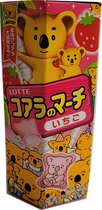Biscuits Japonais - 5 pièces KOALA NO MARCH FRAISE - Fraise - Lotte