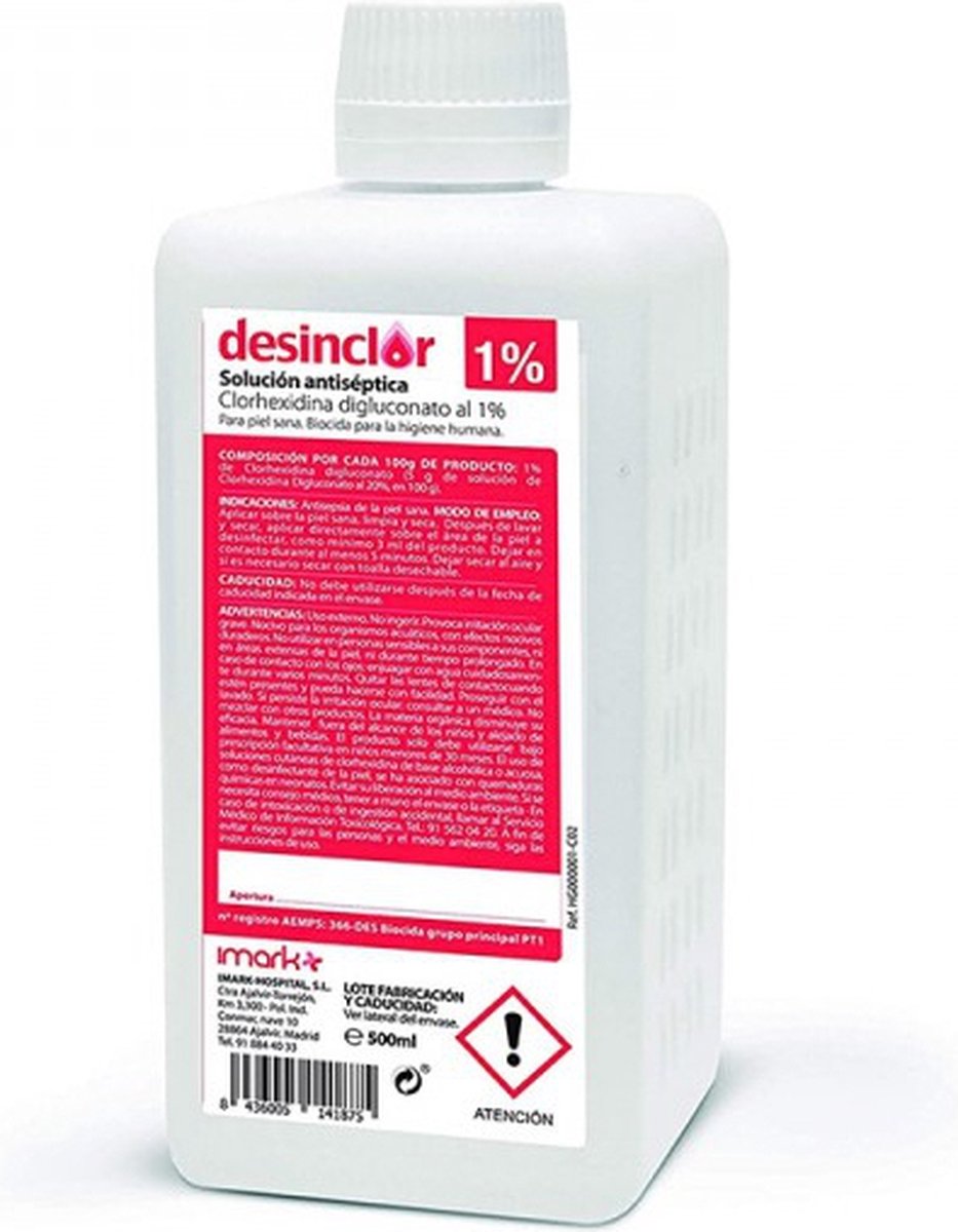 Goedkoopste Chloorhexidine 1 500 ml ontsmettend middel