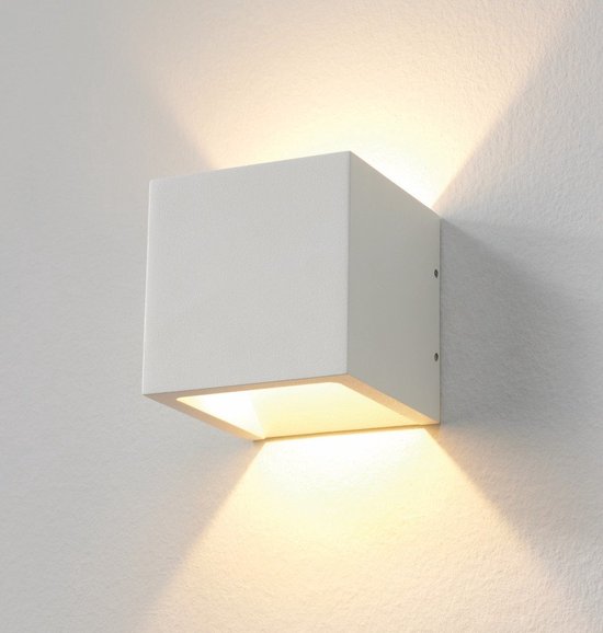 Wandlamp LED Cube IP54 Dim To Warm