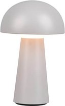 REALITY LENNON - Tafellamp - Pastel grijs - incl. 1x SMD 2W - Oplaadbare - Buitenlamp - Dimbaar - Buitenverlichting - IP44