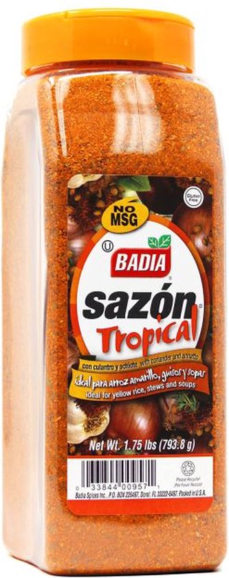 Badia Sazon Tropical With Coriander & Annato (793.8g/1.75lbs)