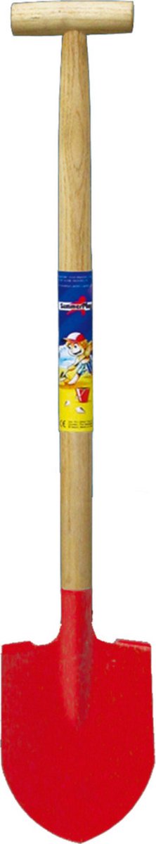 Summerplay Speelgoed schep - voor kinderen - punt - metaal - rood - 60 cm