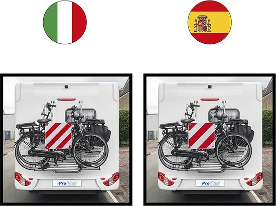 ProPlus Markeringsbord 2in1 - Dubbelzijdig - 50 cm - Geschikt voor Italië en Spanje van ProPlus — afbeelding 3