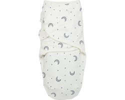 Meyco Baby Moon swaddlemeyco inbakerdoek - indigo - 0-3 maanden - 1.0 TOG