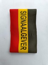 Seingeversband Belgische driekleur + bedrukking