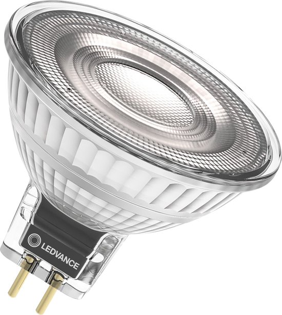 Ledvance Performance LED Spot Reflector GU5.3 MR16 5W 345lm 36D - 940 Koel Wit | Beste Kleurweergave - Dimbaar - Vervangt 35W