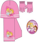 Disney Princess 3-Delige Set - Muts + Sjaal + Handschoenen - Roze - Maat 52 cm (±2-5 jaar)
