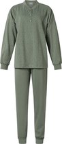 Lunatex - dames pyjama 124197 vogel - groen - maat XL