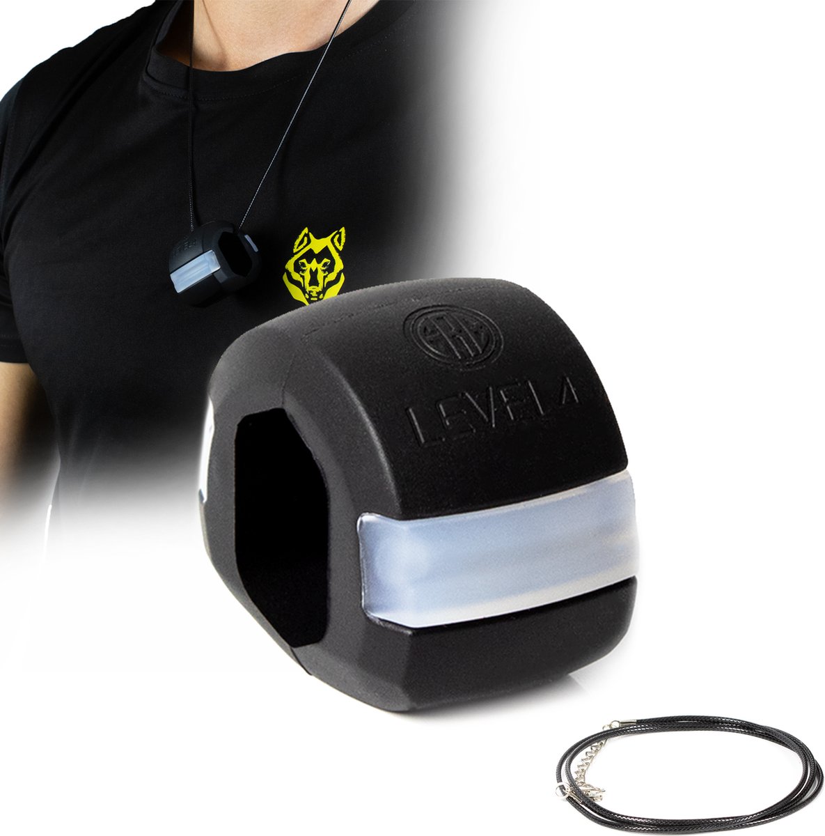 Kaaklijn Trainer Voor Mannen & Vrouwen - Gezichtsspier Oefenapparaat Met Weerstand U Vorm Gezichts En Nektrainer Tegen Onderkin Rimpels En Slappe Huid Gezichtsoefening Voor Strakke Kaaklijn